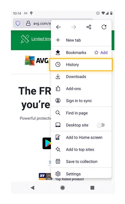 How to Open Search History 的图像结果