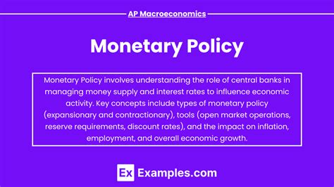 Image result for Monetary Policy Examples