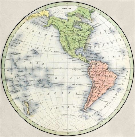 Western Hemisphere Rivers Map