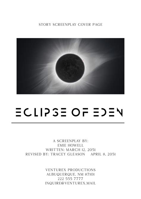 Image result for Script Cover Page