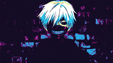 Anime Wallpaper (3840×2400) Neon Glitch | Backdrova
