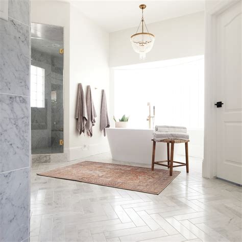White Marble Bathroom Floor Tiles – Flooring Site