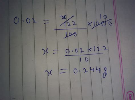 Calculate the no. Of oxalic acid molecules in 100 ml of 0.02 m oxalic ...