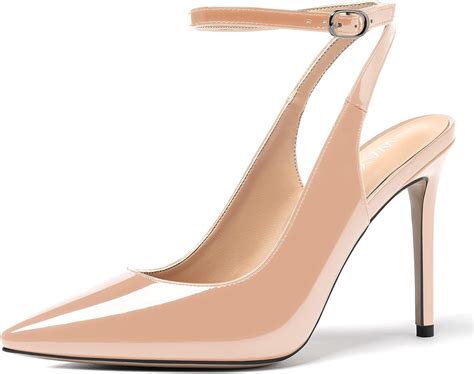 WAYDERNS Women's Patent Pointed Toe Solid India | Ubuy