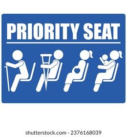 Image result for Priority Sticker On Bus