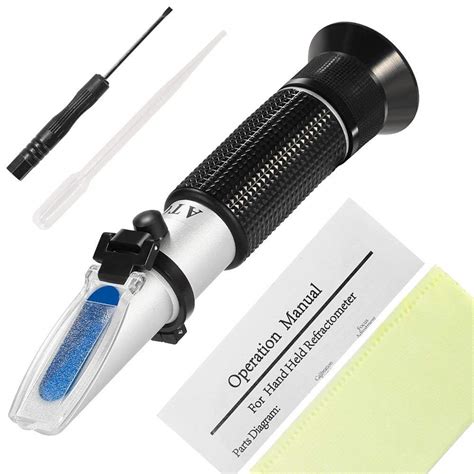 Portable Brix Refractometer with Automatic Temperature Compensation(ATC ...