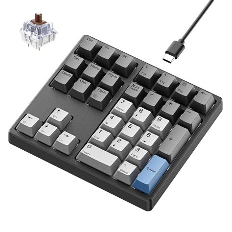 Amazon.in: Buy Kisnt Mechanical Number Pad, 34 Key Hot Swappable Numpad ...