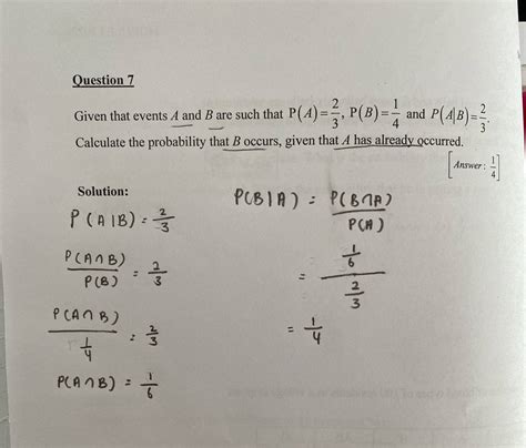 Image result for Conditional Probability Solved Question