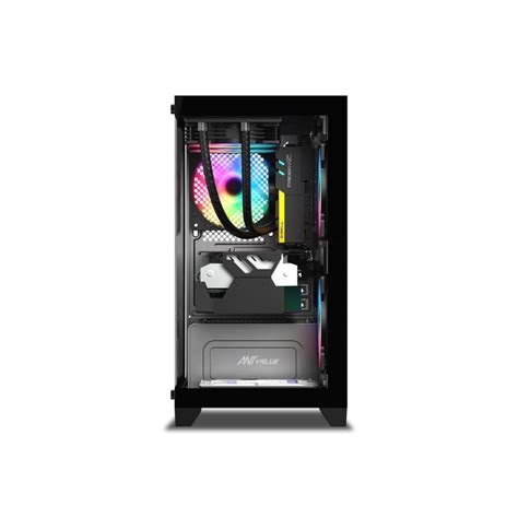 Ant Value CV200 Black Gaming PC Case – Mini-Tower, Micro-ATX & Mini-IT ...