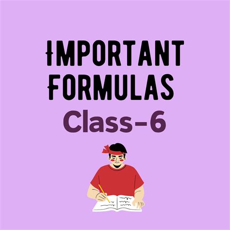 Image result for Class 6 Maths Formulas