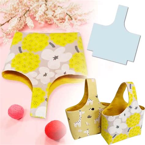 Free Basket Bag Pattern Template with Tutorial 的图像结果