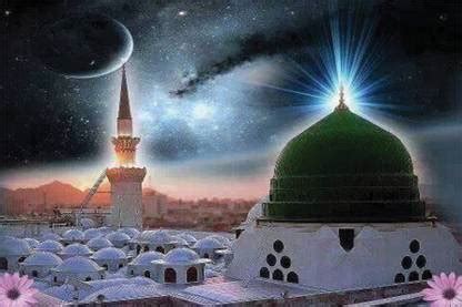 beautiful madina-shareef. Poster Paper Print - Decorative posters in ...