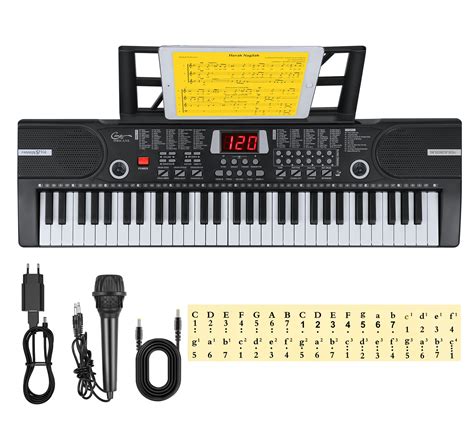Hricane Kids Piano Keyboard 61 Keys Beginner Electronic Keyboard ...