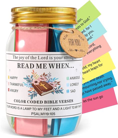 Bible Verses in a Jar, Read Me When Bible Verses Jar, Bible Verses Jar ...