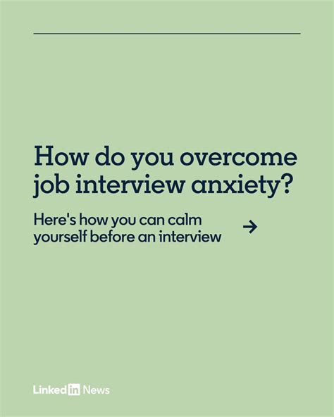LinkedIn News on LinkedIn: How do you overcome job interview anxiety? 😬 Job interviews can be a ...