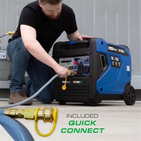 DuroMax Tri Fuel 7000 -Watt Tri-Fuel (Gasoline/Propane/Natural Gas ...