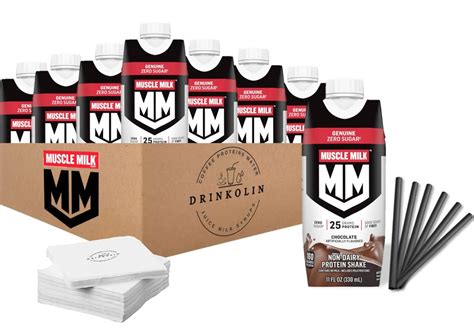 DRINKOLIN Muscle Milk Genuine Protein Shake, Chocolate, 25g India | Ubuy
