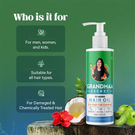 13 Herbs Hair Oil for Hair Growth and Hair Fall Control – 100mL