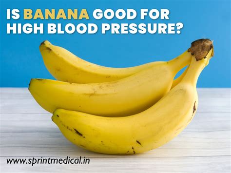 Is Banana Good for High Blood Pressure? Let's Find Out! | Sprint Medical