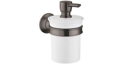 Axor 42019340 Montreux Soap / Lotion Dispenser Porcelain Wall Mounted ...