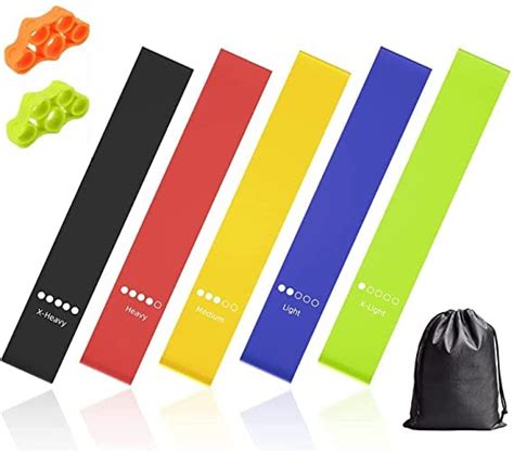 AYREST Resistance Bands, Mini Loop Band for Exercise 7 Pcs/Loop Bands ...