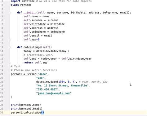 Image result for Class Person Python