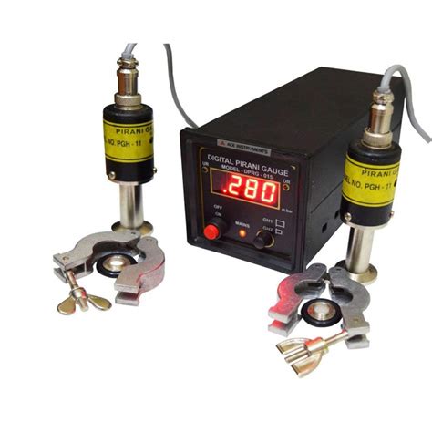 Digital Pirani Gauge Indicator (High Vacuum Range: 999 mBar to 0.001 ...