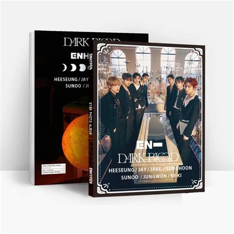 Buy Careflection Kpop ENHYPEN Dark Blood Album A4 Photobook Magazine ...