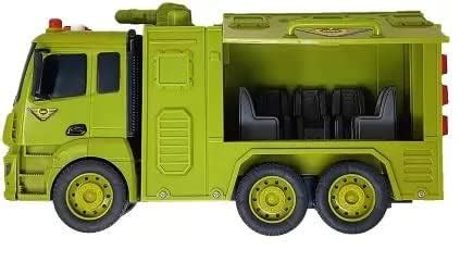 Squad Army Rescue Vehicles Truck Big Friction Powered Pull Back ...
