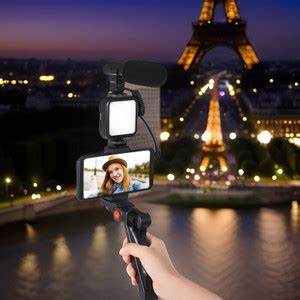 FRONY L16_Video kit Complete Vlogging Kit with Bluetooth Remote & LED ...