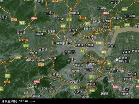 杭州市地图 - 杭州市卫星地图 - 杭州市高清航拍地图