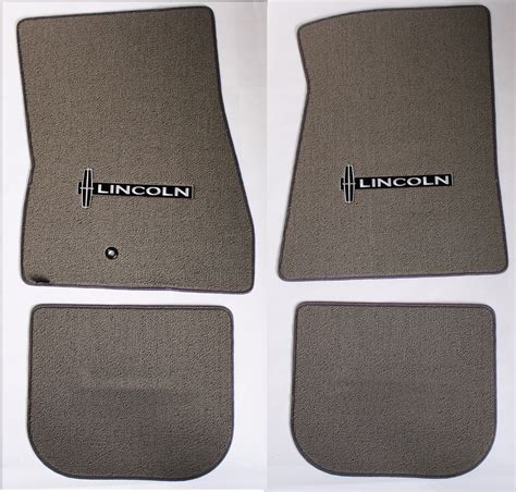 NEW! Grey Floor mats 1998-2010 Lincoln Town Car Embroidered star Logo ...