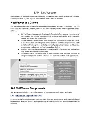 ERP Module 5 - Study Material - KRISTU JYOTI COLLEGE OF MANAGEMENT AND ...