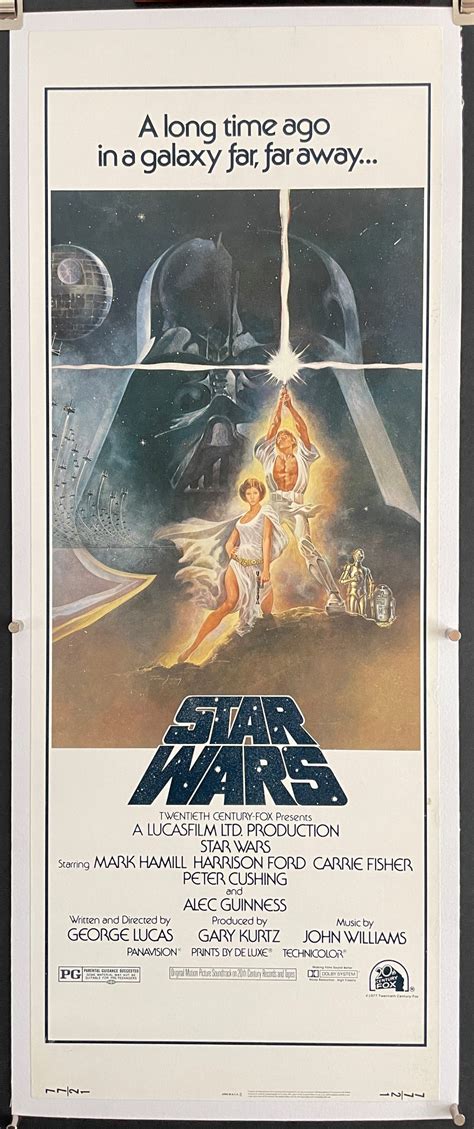 STAR WARS, Original Linen Backed Insert Movie Poster - Original Vintage ...