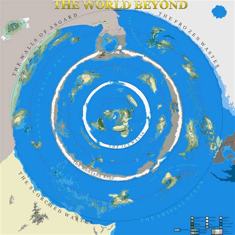 V3.0 the World Beyond the Ice Wall Hi-res Digital Download Flat Earth ...