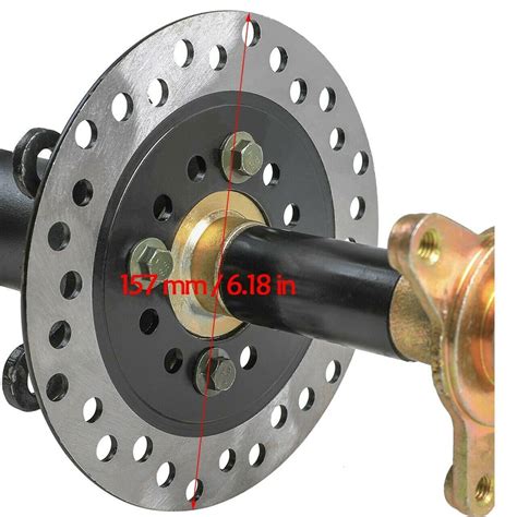 Buy 48V 1000W Differential Motor+Axle Kit 6'' Tire Steering Wheel Go ...
