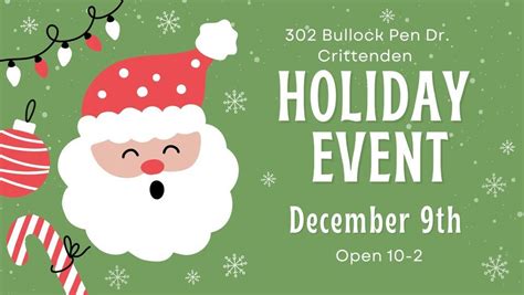 Holiday cheer event!!, 302 bullock pen dr Crittenden ky 40130, December ...
