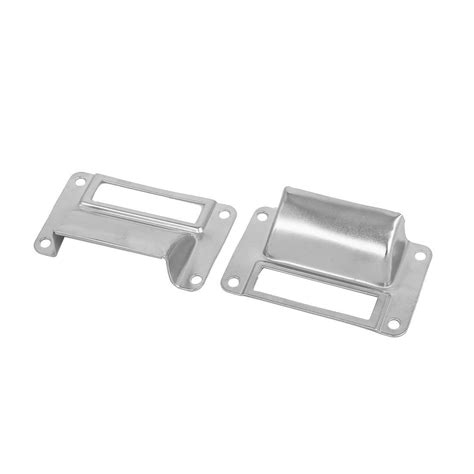 ELECTROPRIME 66mmx39mmx16mm Iron Screw Fixed Tag Label Holders Pull ...