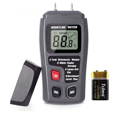 Wood Moisture Meter, Moisture Reader for Firewood, Small Handheld Wood ...