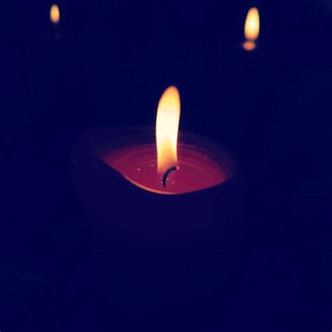 Download wallpaper 3415x3415 candle, fire, flame, dark, night ipad pro ...