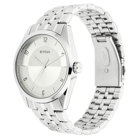 Buy Online Titan Men's Eleganza Lumina White: Luminous Dial Watch with ...