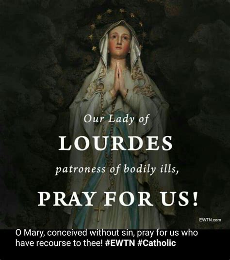 our lady of lourdes quotes