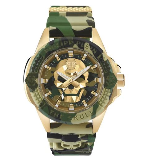Philipp Plein The Skull Men Green Dial Quartz - PWAAA0921 - PWAAA0921 ...