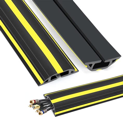 D-Line CC-1 Light Duty Floor Cord Cover/Cable Protector | Protect Cords ...