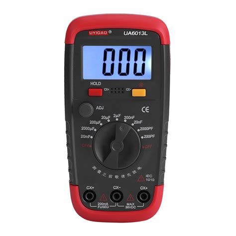 Handheld Capacitor Meter Tester,Digital Battery Powered Capacitan ...