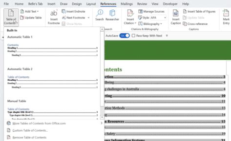 The Complete Guide to Word's Table of Contents Options - Office Watch