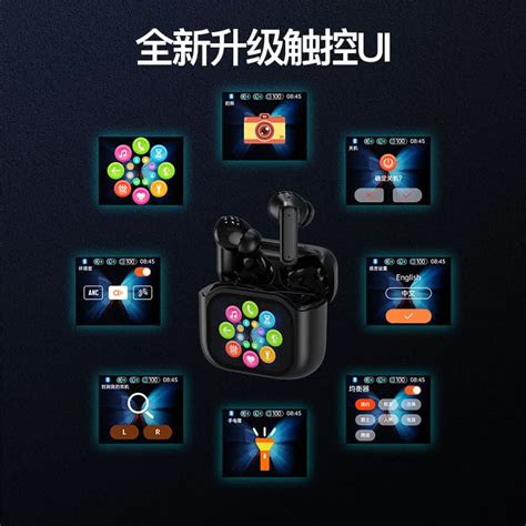 LED Touchscreen Bluetooth Headphones with ANC – bshopy.in