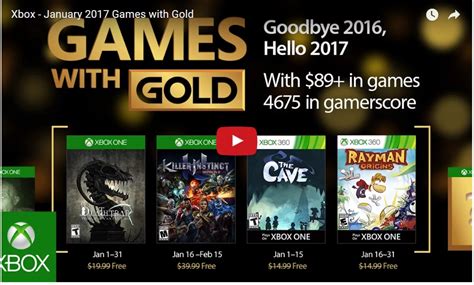 Free Xbox Live Games with Gold for January 2017 in a nutshell; new year ...