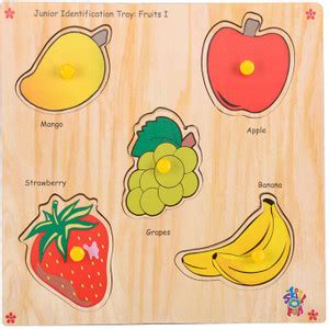 SKILLOFUN Junior Identification Tray Fruits I - Junior Identification ...