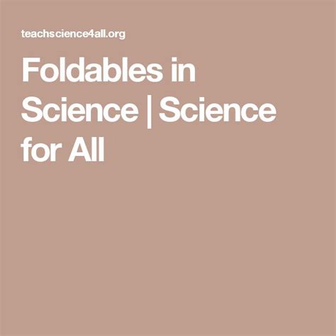 Image result for Easy Science Foldable